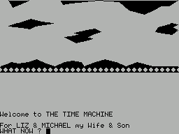 Mysterious Adventures No. 06 - The Time Machine (1983)(Channel 8 Software)